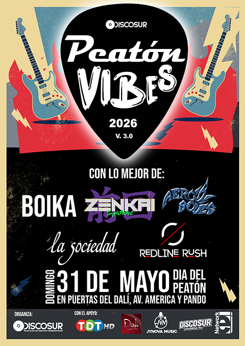 Afiche Peaton Vibes 3.0